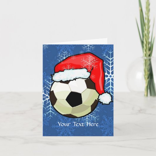 Carte - Soccer Ball Noël (Devant)