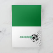 Carte Soccer Coach thank you (Intérieur)