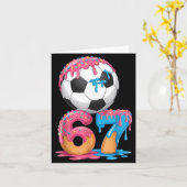 Carte Soccer Drip Number 67 Boys Soccer Player 67 (Fleur jaune)