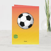 Carte Soccer Fun ⚽ Photo Anniversaire Fête Epic (Dos)