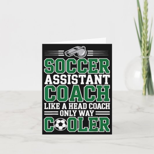 Carte Soccer Istant Coach Like A Head Coach Only Way Coo (Devant)