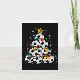 Carte Soccer Noël Arbre Casquette Père Noël Xmas Srt Men