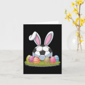 Carte Soccer Pâques (Fleur jaune)