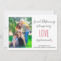 Social distancing love quote accueil photo personn