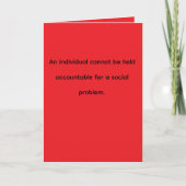 Carte "Social problem" (Any) Joke (Devant)