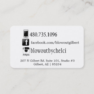 carte sociale de coiffeur de médias