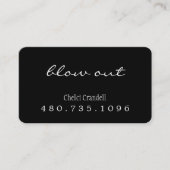 carte sociale de coiffeur de médias (Devant)