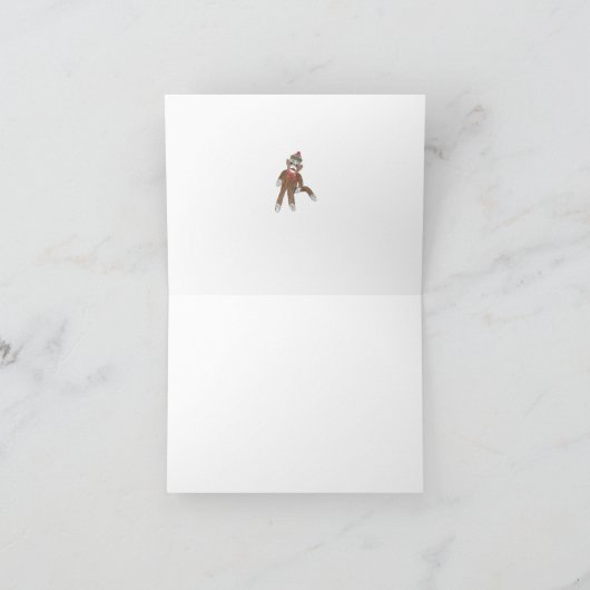 Carte Sock Monkey (Intérieur)