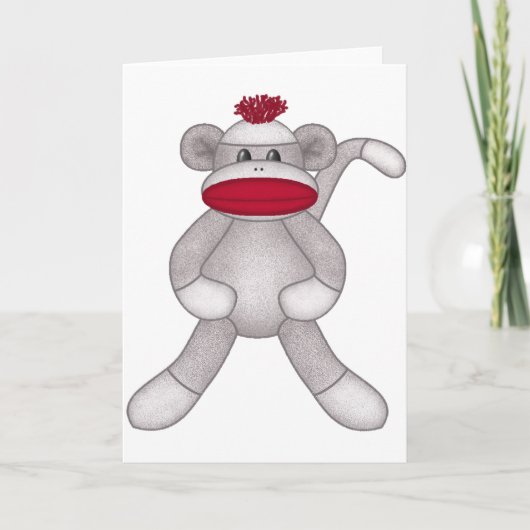 Carte Sock Monkey (Devant)