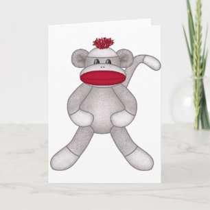 Carte Sock Monkey