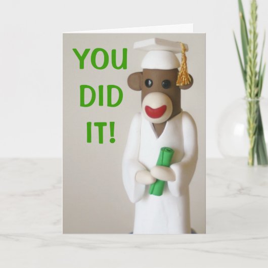 Carte Sock Monkey GRAD (Devant)