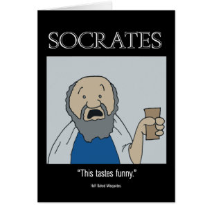 Carte Socrate - Carte drôle