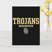 Carte Soddy-daisy Trojans Logo Cheerleading Lycée (Fleur jaune)