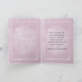 Carte Soeur Anniversaire, avec tulipes (Intérieur)