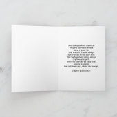 Carte Soeur, Anniversaire, Cheval Brown avec Bridle (Intérieur)