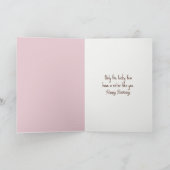 Carte Soeur Anniversaire Golden Retriever et Kitten (Intérieur)