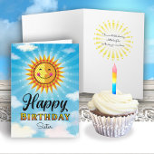 Carte Soeur Anniversaire Mare Soleil