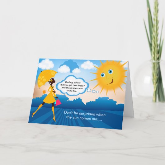 Carte Soeur Anniversaire - Sortir Le Meilleur (Devant)