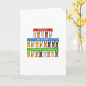 Carte Soeur Bonne Retraite Cartoon Chats (Fleur jaune)