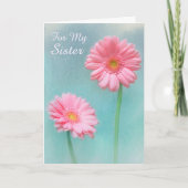 Carte Soeur Chemo, Maladie Grave, Floral (Devant)