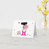 Carte Soeur Cuit Un Gâteau (Fleur jaune)