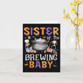 Carte Soeur De La Brasserie By Funny Halloween tenue (Fleur jaune)