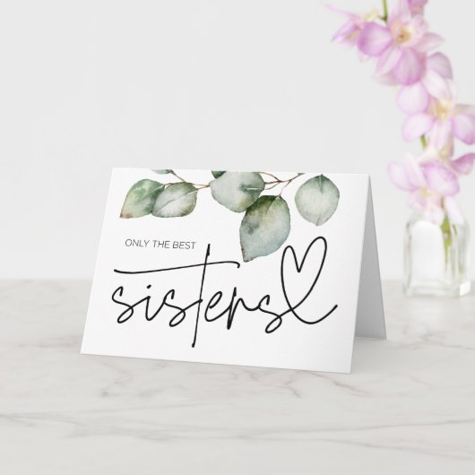 Carte Soeur de la grossesse à être Je suis enceinte (Orchidée)