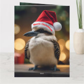 Carte "Soeur de Noël de Kookaburras" (Dos)