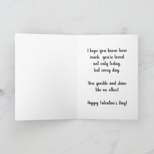 Carte Soeur de Valentine (Intérieur)