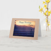 CARTE SOEUR DOUCE HEUREUSE ANNIVERSAIRE=ANNIVERSAIRE DE (Fleur jaune)