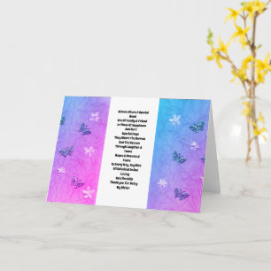 Carte Soeur Embellisée