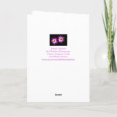 Carte Soeur Encouragement Cancer/Maladie grave (Dos)