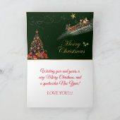 CARTE SOEUR ET FAMILLE DE NOËL (Intérieur)