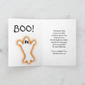 Carte Soeur Halloween sorcière citrouille Jack-o'-lanter (Intérieur)