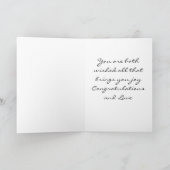 CARTE SOEUR LE JOUR DU MARIAGE (Intérieur)