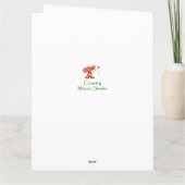 Carte Soeur Noël Aimer mon coeur Chickadee Bird (Dos)