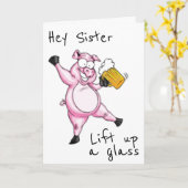 CARTE **SOEUR** PRÊTE À CÉLÉBRER **CARTE D'ANNIVERSAIRE* (Fleur jaune)