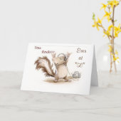 CARTE **SOEUR** ROCHERS À "50" ET TOUT ÂGE (Fleur jaune)