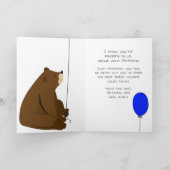 Carte Soeur Se Sent Bleu À Propos D'Anniversaire Mignonn (Intérieur)