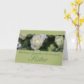 Carte Soeur Sympthy avec Roses (Fleur jaune)