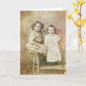 Carte Soeurs (Fleur jaune)