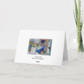 Carte Soeurs cousant par la cheminée (Dos)