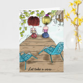 Carte Soeurs et amis (Fleur jaune)