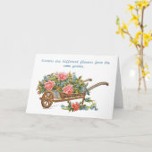 Carte Soeurs, Fleurs différentes du même jardin (Fleur jaune)