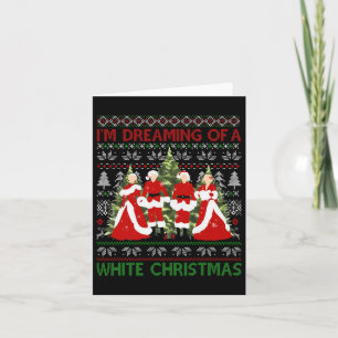 Carte Soeurs Je rêve d'un film de Noël blanc 19