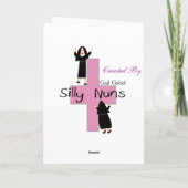 Carte Soeurs Jubilé de diamant 75e année de service (Dos)