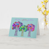 Carte Soeurs Jubilé d'or Cadeaux du 50e anniversaire (Fleur jaune)