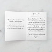 Carte Soeurs pour toujours délimitées par l'Amour ...... (Intérieur)