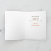 Carte Soeurs Renards d'anniversaire, Feuilles de succurs (Intérieur)