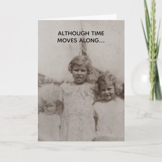 Carte Soeurs vintages toujours et toujours amour (Devant)